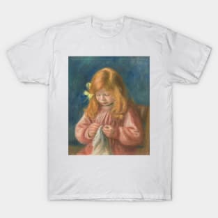 Jean Renoir Sewing by Auguste Renoir T-Shirt